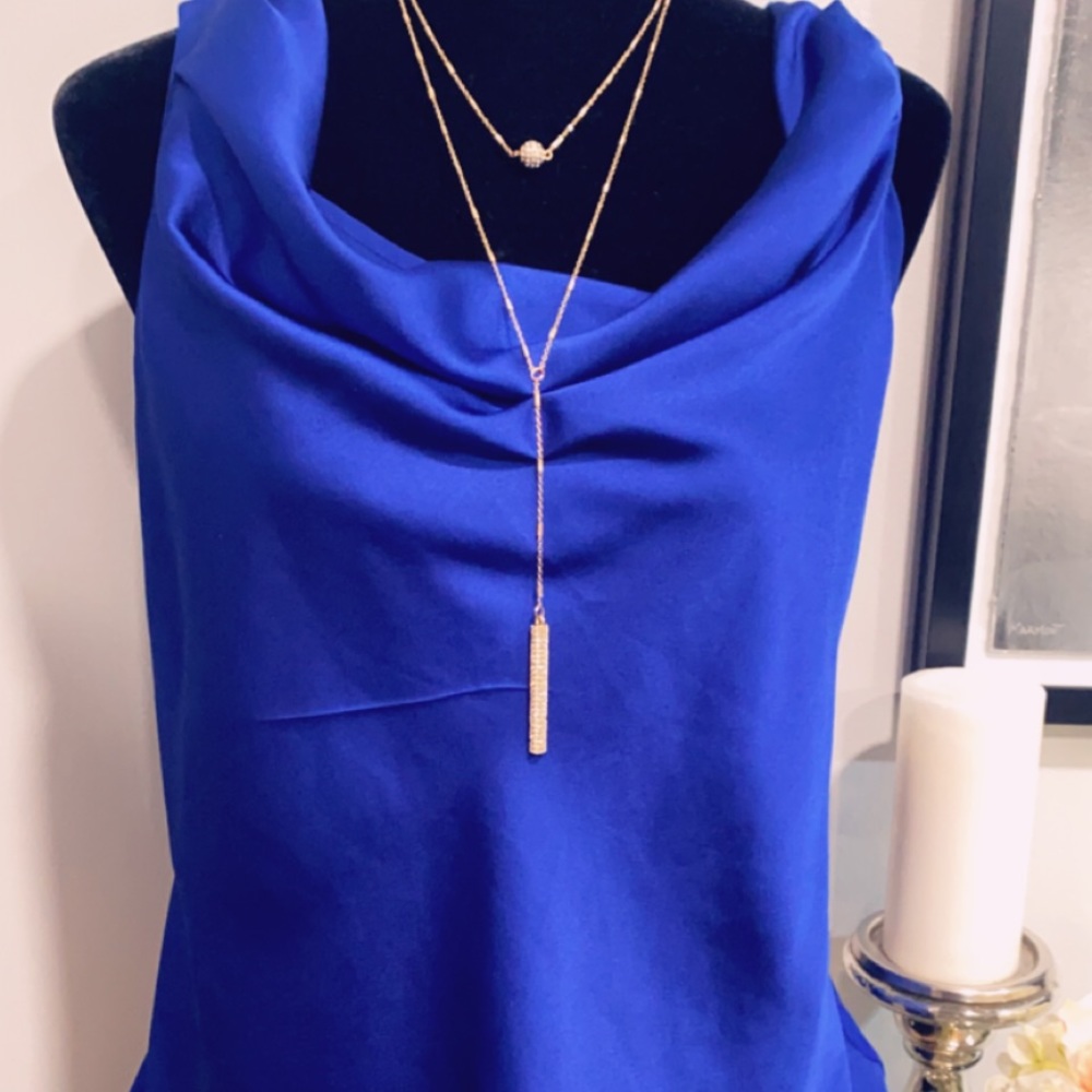 I.N.C. International Concepts Royal Blue Blouse